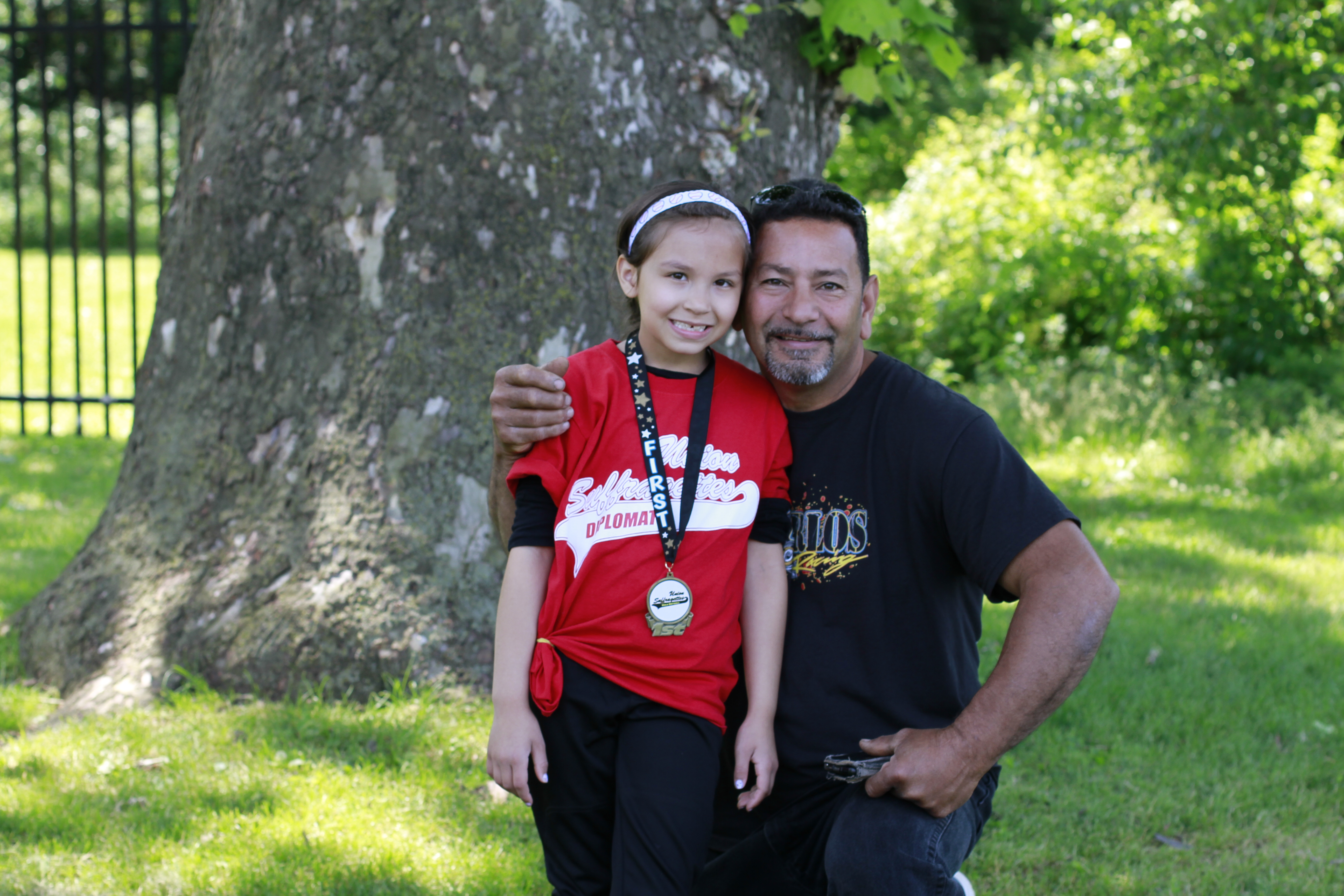 My dad with my daughter