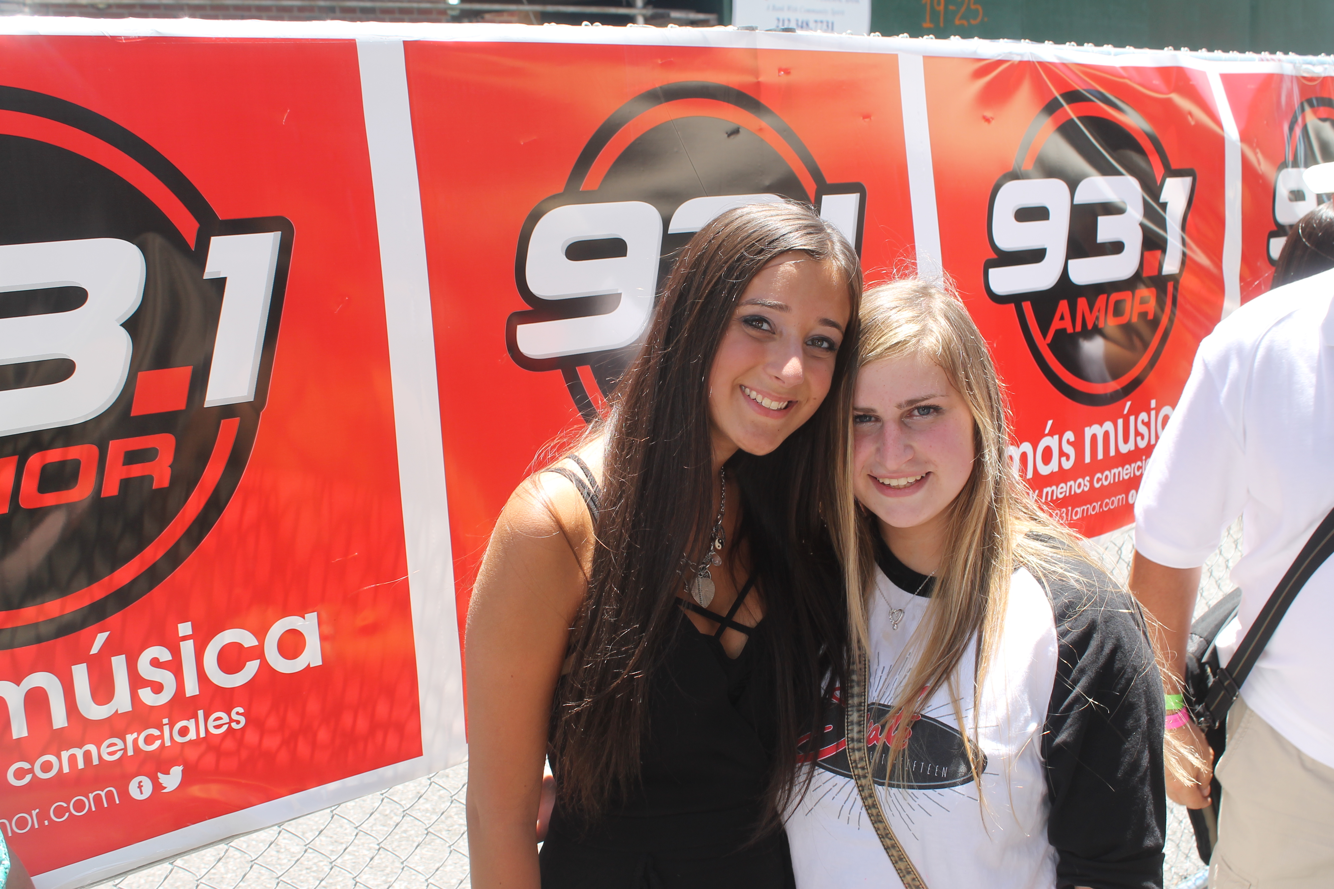 Jenna Rose with a special fan who came out to see her perform