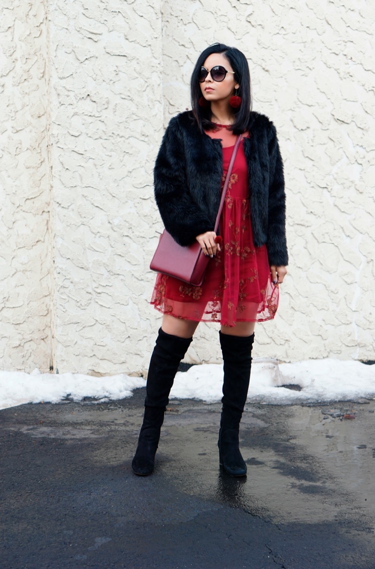 <img src="burgundydress.jpg" alt="burgundy dress and otk boots">