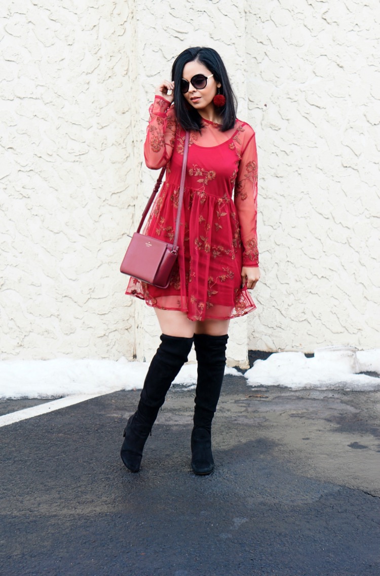 <img src="sheerburgundydress.jpg" alt="sheerburgundy dress and otk boots">