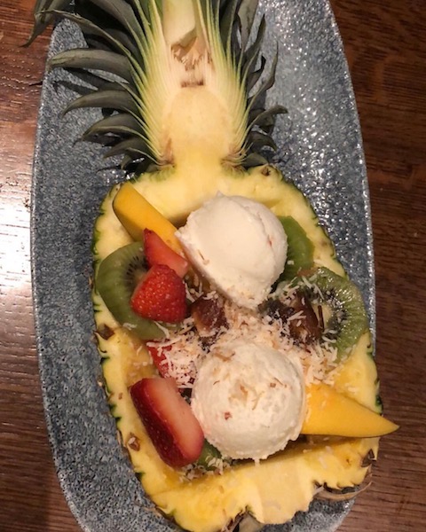 dessert pineapple