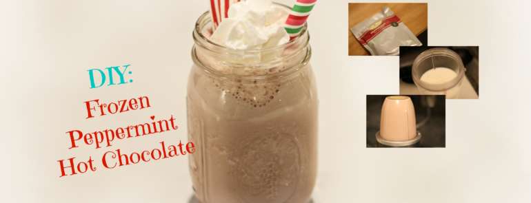 DIY:Frozen Peppermint Hot Chocolate