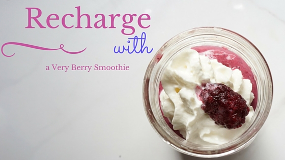 Recharge with a Very Berry Smoothie