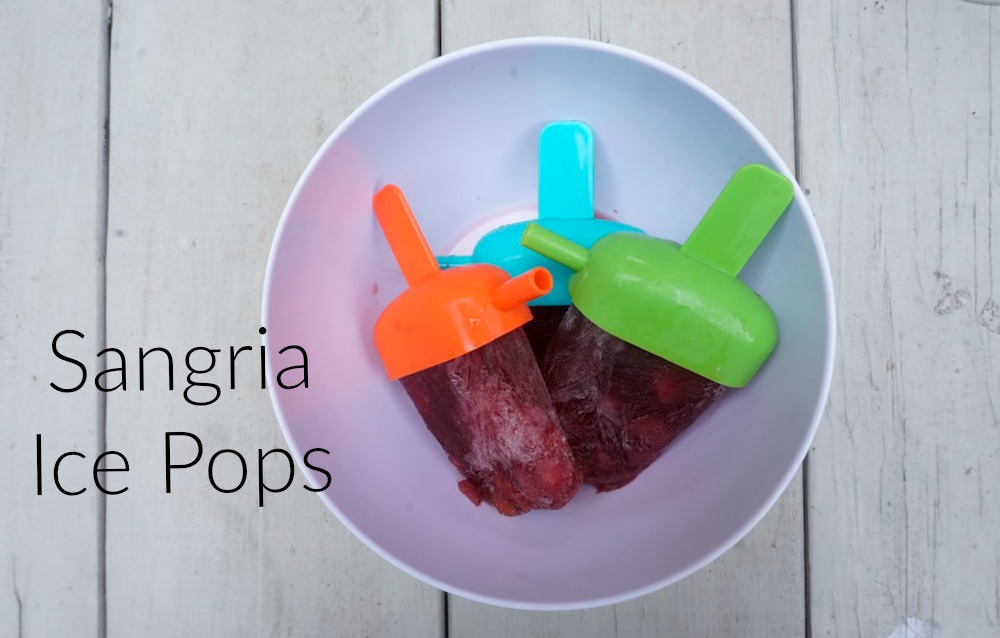 Sweet Sangria Ice Pops