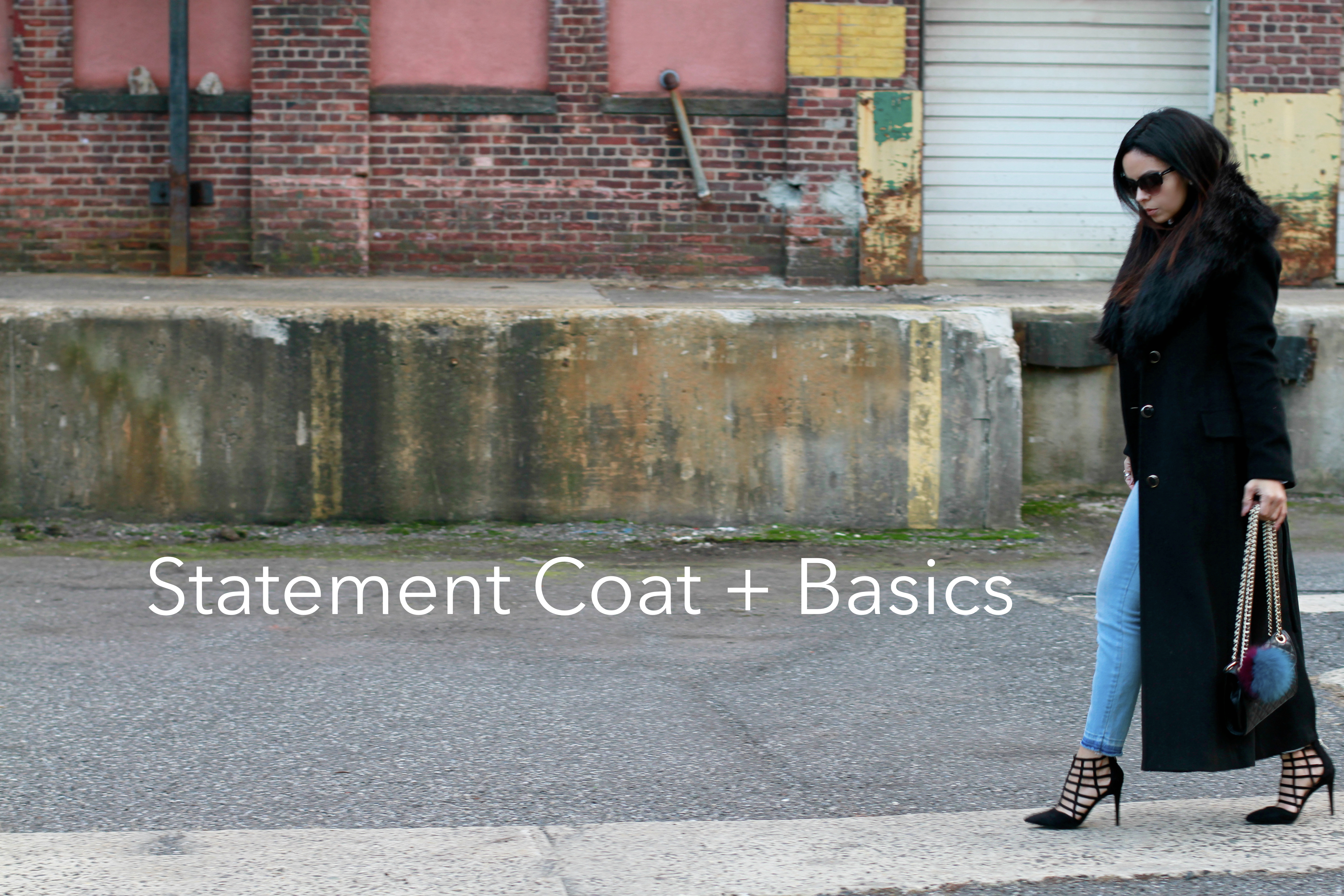 Statement Coat + Basics