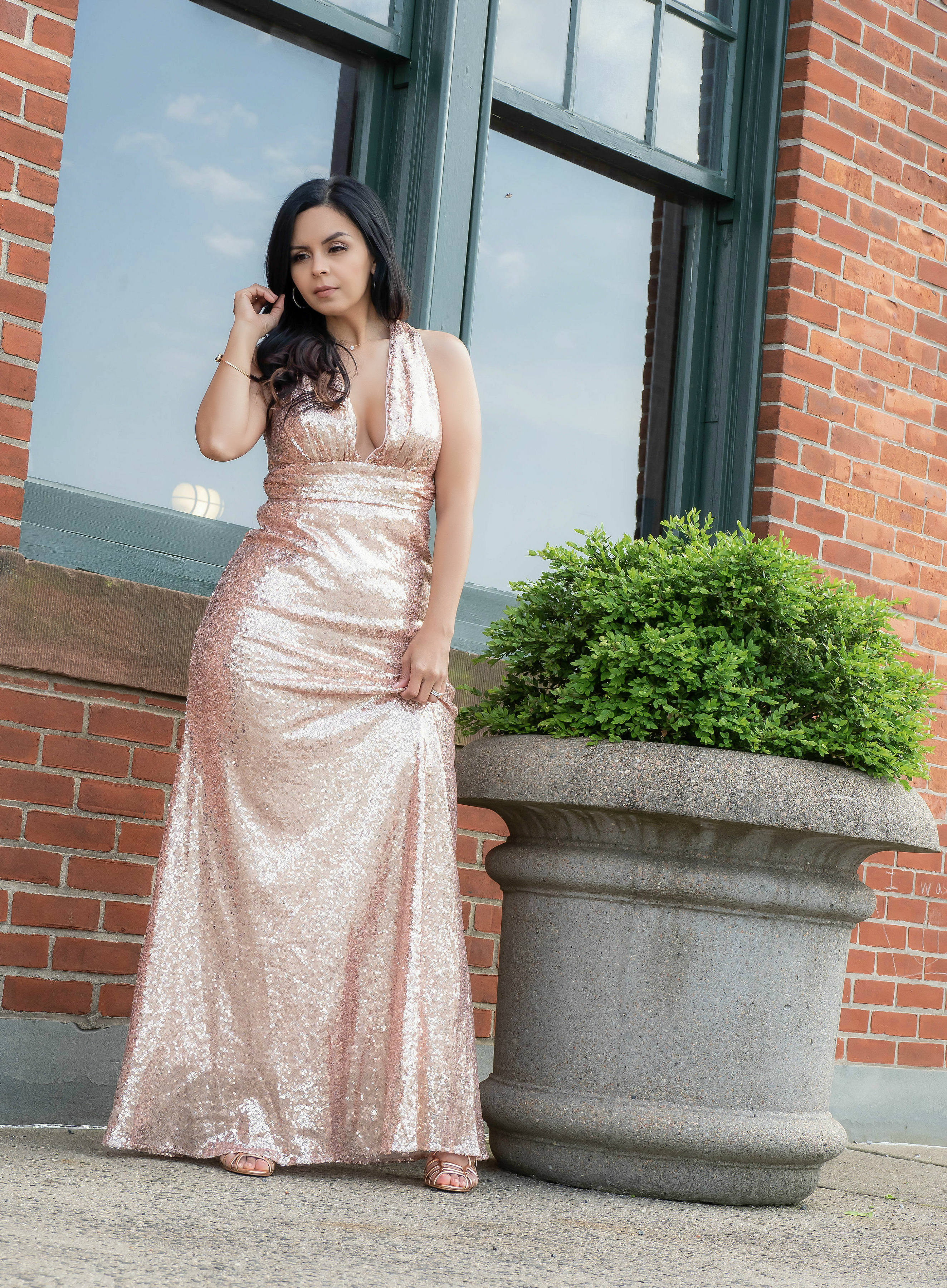 everpretty gold gown
