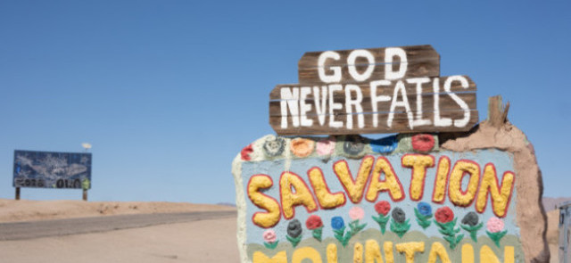 Visiting Salvation Mountain