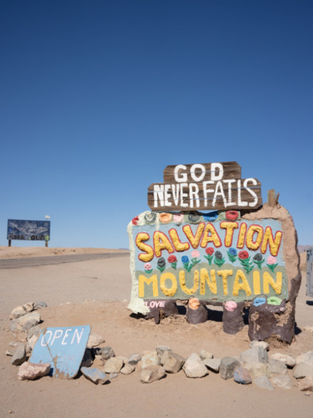 Visiting Salvation Mountain