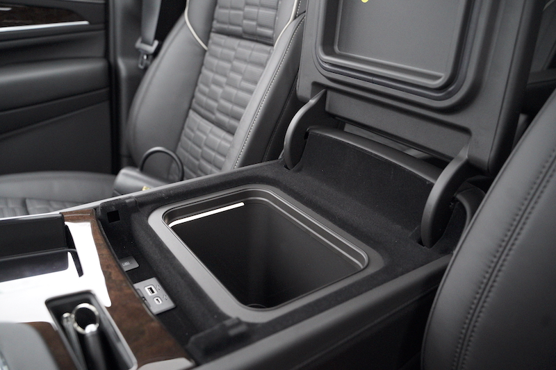 2023 cadillac escalade esv fridge